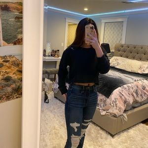 PacSun black sweater top